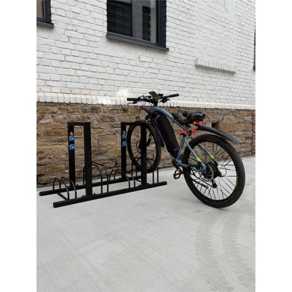 Fahrradständer Reihenanlage mit Anlehnbügel