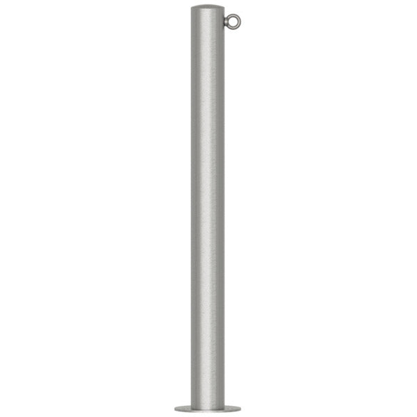Edelstahlpfosten Ø 76 mm ohne Ziernut