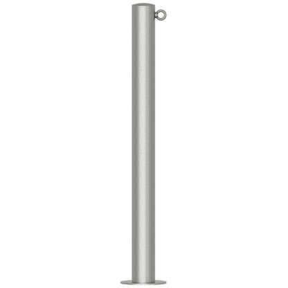 Edelstahlpfosten Ø 76 mm ohne Ziernut
