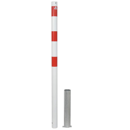 Absperrpfosten Stahlrohr Ø 60 x 2,5 mm herausnehmbar ohne Verschluss