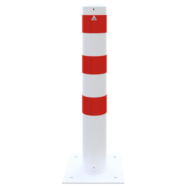 Absperrpoller Stahlrohr Ø 152 x 3,2 mm ortsfest zur Dübelbefestigung