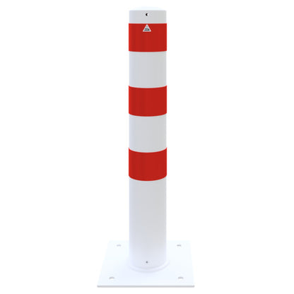 Absperrpoller Stahlrohr Ø 152 x 3,2 mm ortsfest zur Dübelbefestigung