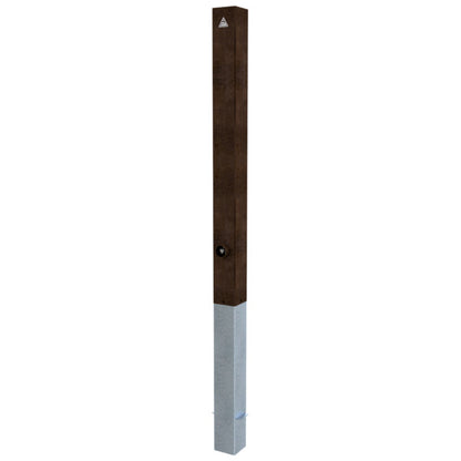 Stilpoller aus Cortenstahl 80 x 80 mm