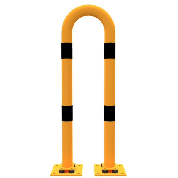 Rammschutzbügel Stahlrohr Ø 76 x 2,6 mm neigbar