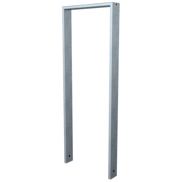Ahnlehnbügel aus Stahlrohr 80 x 20 mm
