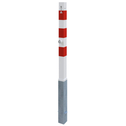 Absperrpfosten 70 x 70 mm herausnehmbar mit Dreikant oder Profilzylinder