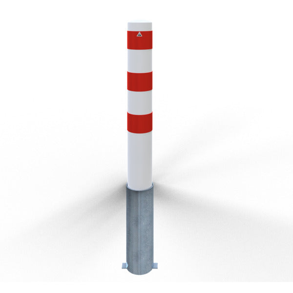 Absperrpoller Stahlrohr Ø 152 x 3,2 mm herausnehmbar ohne Verschluss