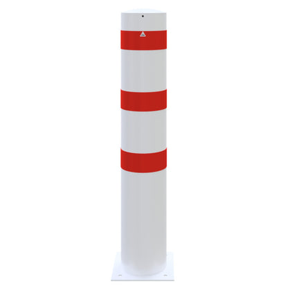 Absperrpoller Stahlrohr Ø 273 x 5 mm ortsfest für Dübelbefestigung