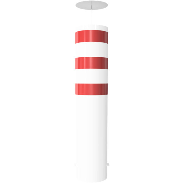 Absperrpoller Stahlrohr Ø 323 x 5 mm ortsfest zum Einbetonieren