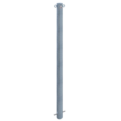 Absperrpfosten Stahlrohr Ø 76 x 2,6 mm ortsfest zum Einbetonieren