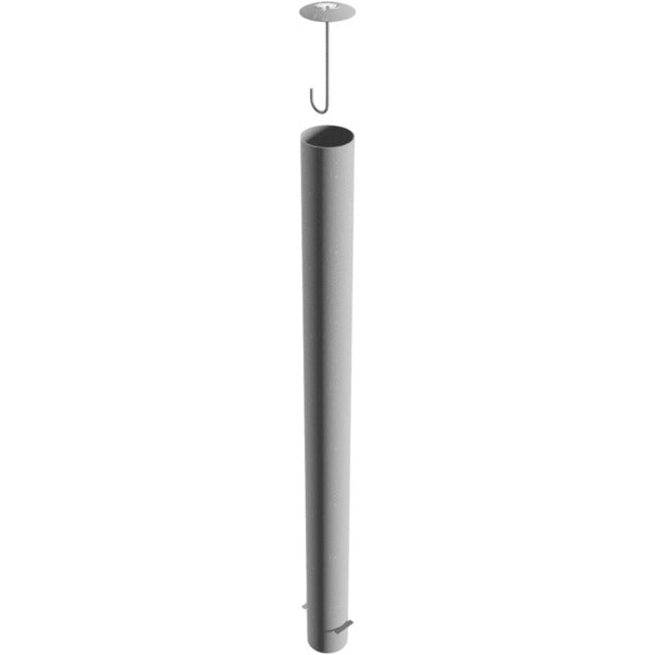 Absperrpoller Stahlrohr Ø 152 x 3,2 mm ortsfest zum Einbetonieren