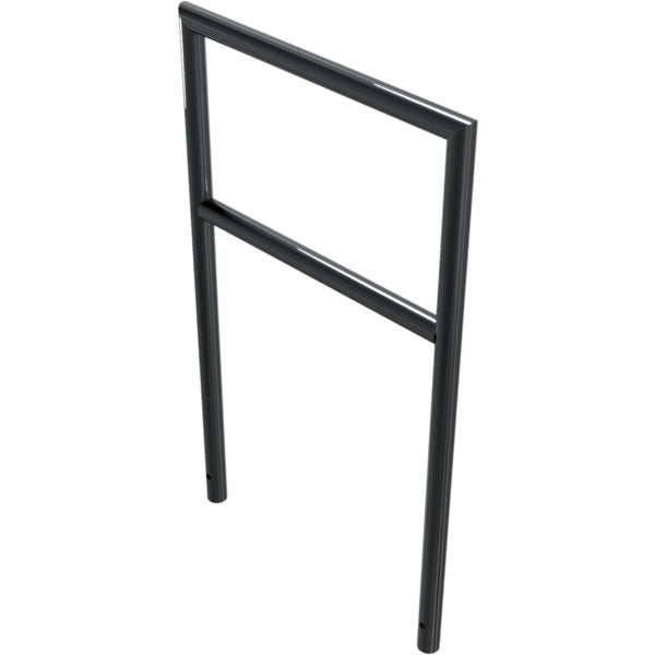Anlehnbügel aus Stahlrohr Ø 48 x 2,5 mm