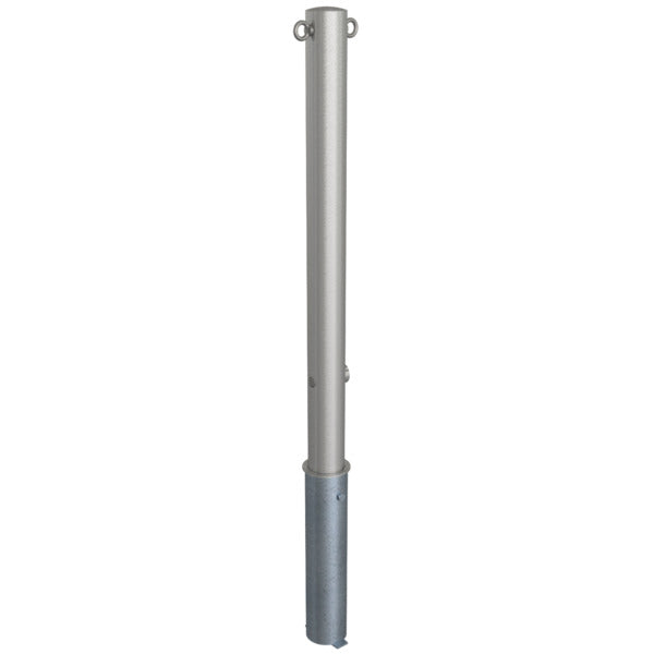 Edelstahlpfosten Ø 76 mm ohne Ziernut