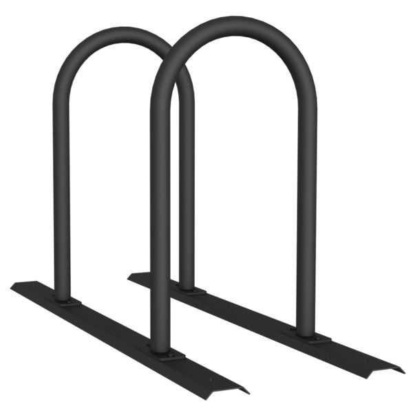 Fahrradanlehnbügel Reihenanlage Stahlrohr Ø 48 mm