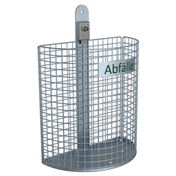 Abfallbehälter Nierenform