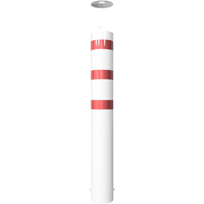Absperrpoller Stahlrohr Ø 273 x 5 mm ortsfest zum Einbetonieren