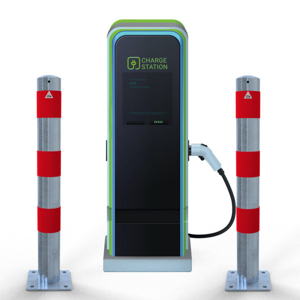 Absperrpoller als E-Ladesäulenschutz