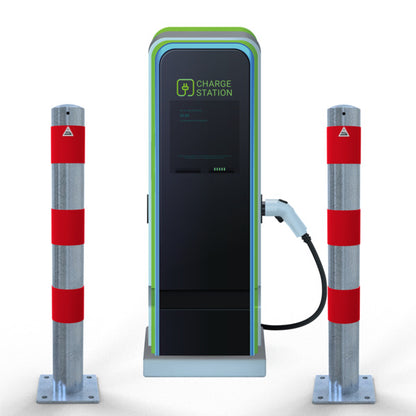 Absperrpoller als E-Ladesäulenschutz