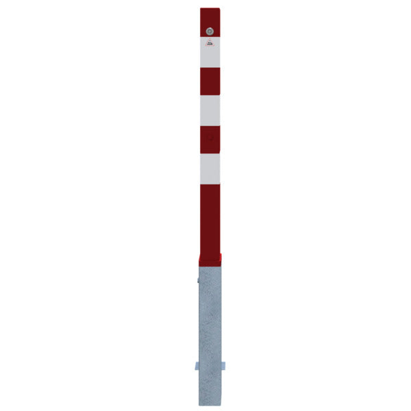 Absperrpfosten 70 x 70 mm herausnehmbar mit Dreikantverschluss