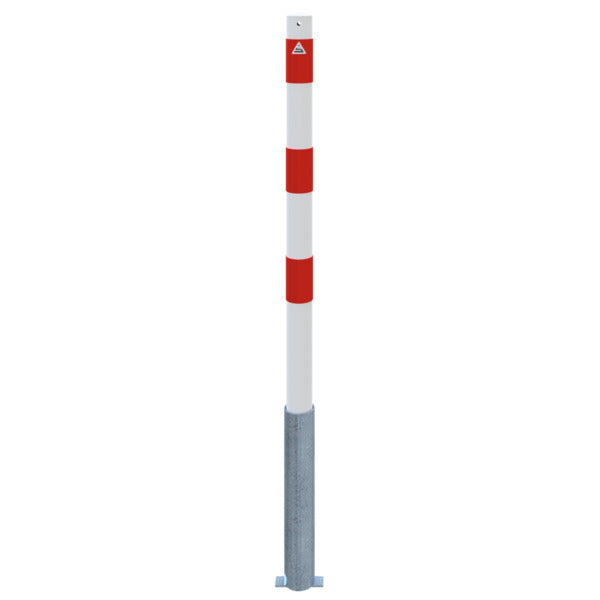 Absperrpfosten Stahlrohr Ø 60 x 2,5 mm herausnehmbar ohne Verschluss