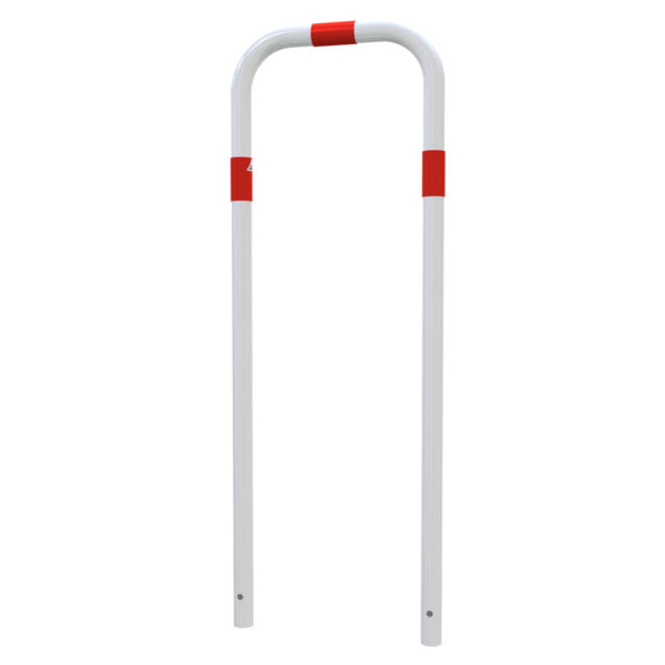 Rohrbügel aus Stahlrohr Ø 48 x 2,5 mm ohne Querholm zum Einbetonieren