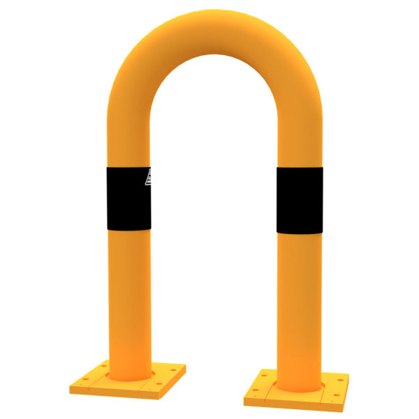 Rammschutzbügel Stahlrohr Ø 76 x 2,6 mm abnehmbar