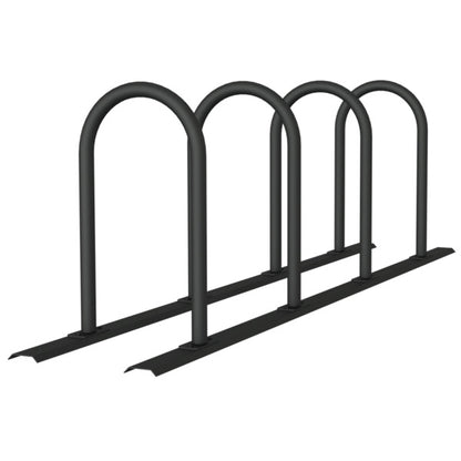 Fahrradanlehnbügel Reihenanlage Stahlrohr Ø 48 mm