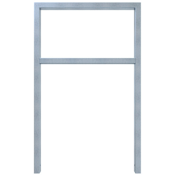 Anlehnbügel aus Stahlrohr 60 x 40 mm