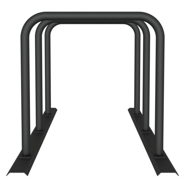 Fahrradanlehnbügel Reihenanlage Stahlrohr Ø 48 mm