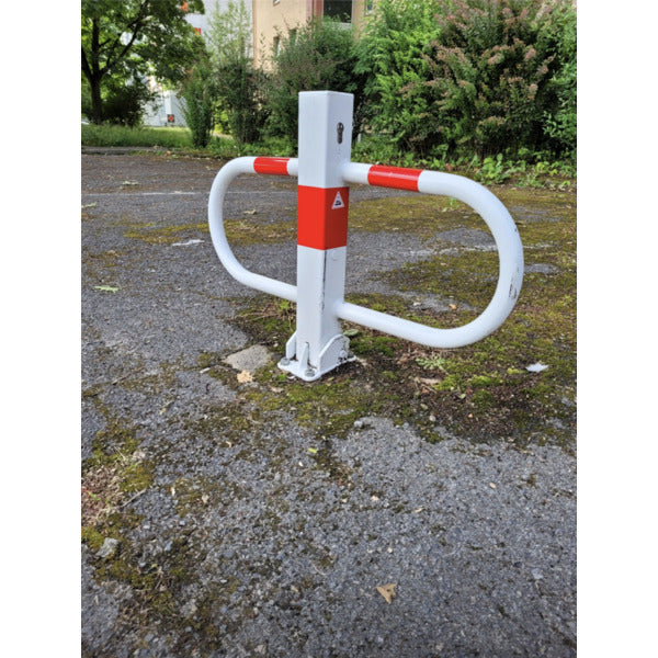 Parkplatzsperre umlegbar mit Profilzylinderschloss