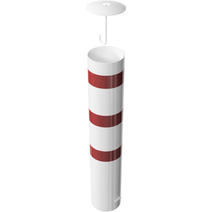 Absperrpoller Stahlrohr Ø 273 x 5 mm ortsfest zum Einbetonieren