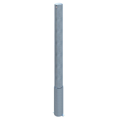 Absperrpoller Stahlrohr Ø 152 x 3,2 mm herausnehmbar ohne Verschluss