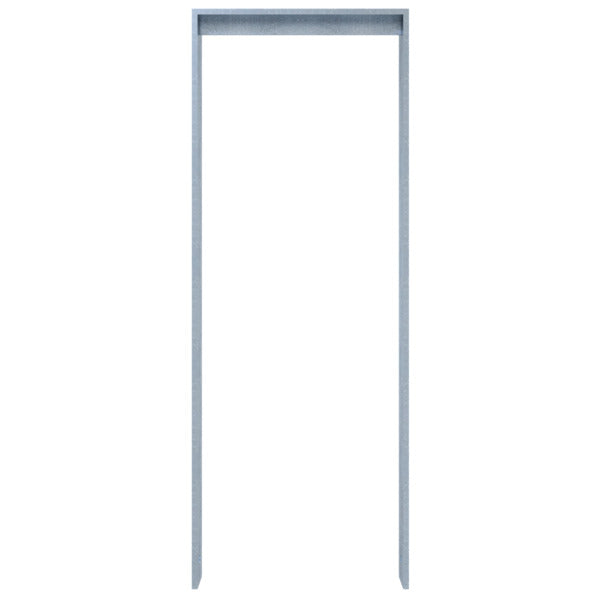 Anlehnbügel aus Flachstahl 80 x 12 mm mit Unterzug