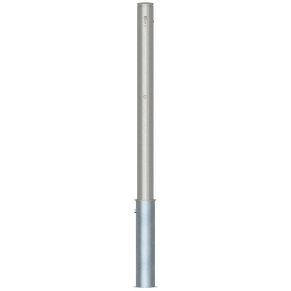 Edelstahlpfosten Ø 76 mm mit Ziernut
