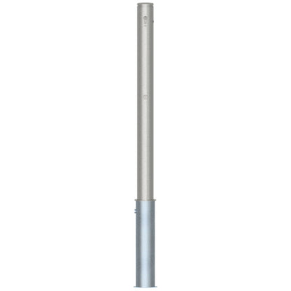 Edelstahlpfosten Ø 76 mm mit Ziernut