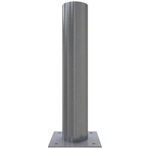 Absperrpoller Stahlrohr Ø 193 x 3,6 mm ortsfest für Dübelbefestigung