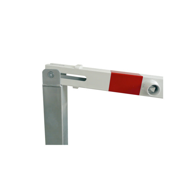 Absperrpfosten 70 x 70 mm umlegbar mit Dreikantverschluss mit Hebe- Kippmechanik