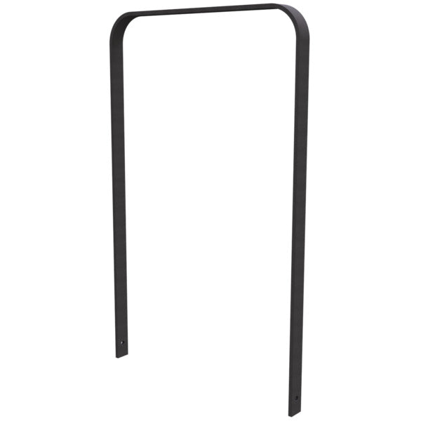 Anlehnbügel aus Flachstahl 50 x 12 mm in gebogener Ausführung