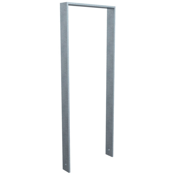 Anlehnbügel aus Flachstahl 80 x 12 mm