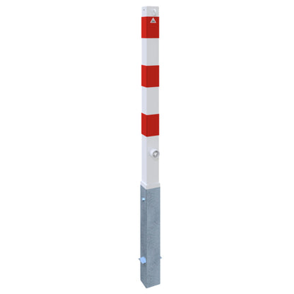 Absperrpfosten 70 x 70 mm herausnehmbar mit Dreikantverschluss