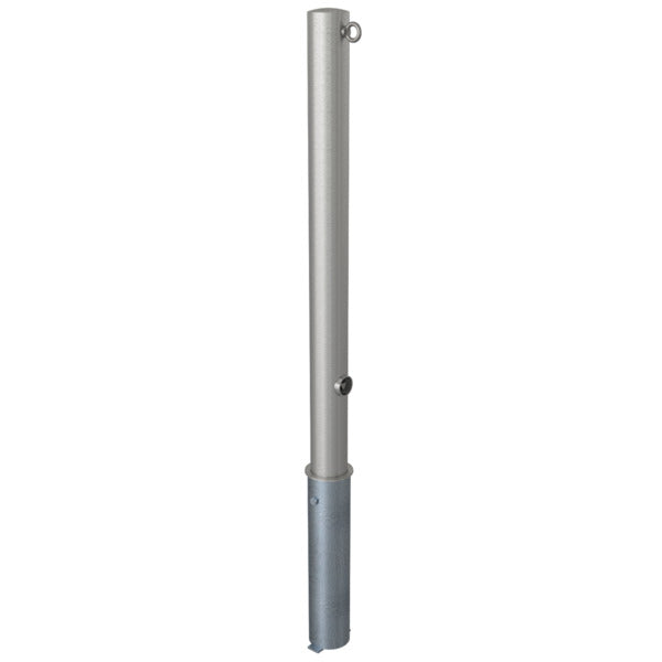 Edelstahlpfosten Ø 76 mm ohne Ziernut