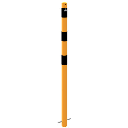 Absperrpfosten Stahlrohr Ø 60 x 2,5 mm gelb / schwarz