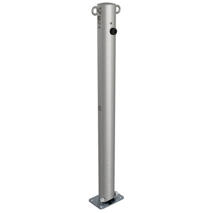 Edelstahlpfosten Ø 76 mm ohne Ziernut