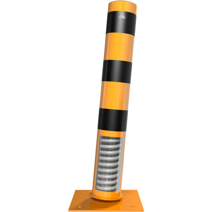 Absperrpoller Stahlrohr Ø 152 x 3,2 mm ortsfest zur Dübelbefestigung