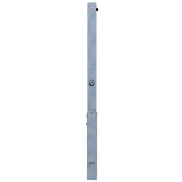 Absperrpfosten 70 x 70 mm umlegbar mit Dreikantverschluss mit Hebe- Kippmechanik