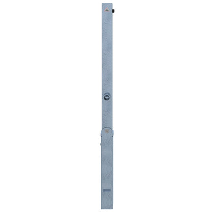 Absperrpfosten 70 x 70 mm umlegbar mit Dreikantverschluss mit Hebe- Kippmechanik