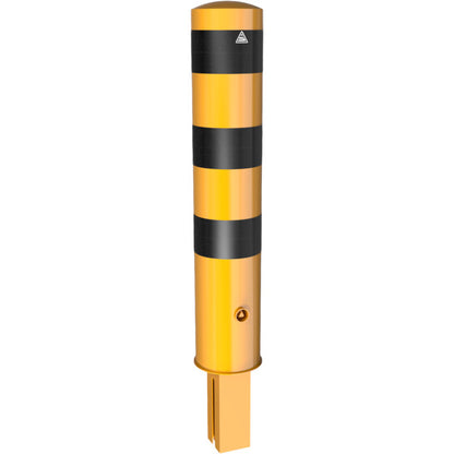 Absperrpoller Stahlrohr Ø 193 x 3,6 mm herausnehmbar mit Dreikantverschluss
