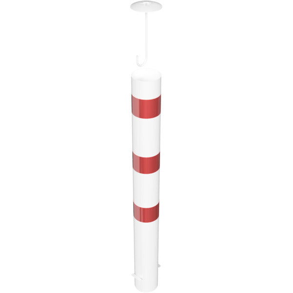 Absperrpoller Stahlrohr Ø 152 x 3,2 mm ortsfest zum Einbetonieren