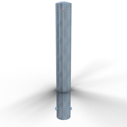 Absperrpoller Stahlrohr Ø 193 x 3,6 mm ortsfest zum Einbetonieren