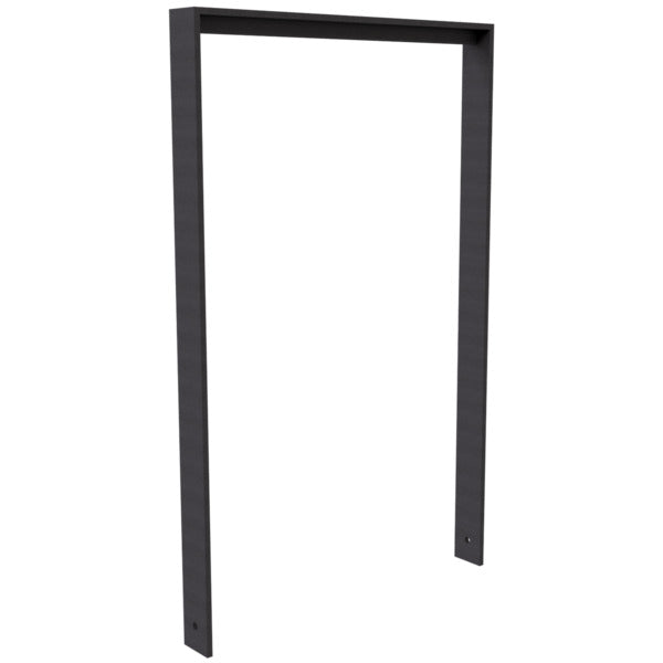 Anlehnbügel aus Flachstahl 80 x 12 mm mit Unterzug